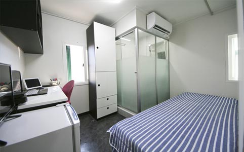각방 화장실/샤워실, 개별 에어컨, 개별 디지털 도어락